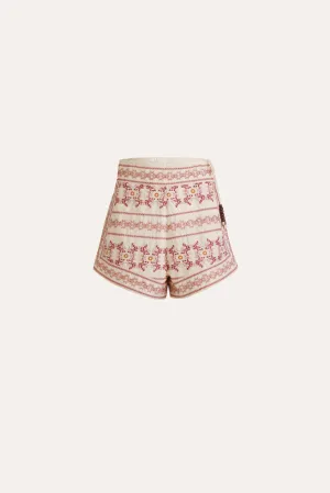 Anouk Embroidered Cotton Short