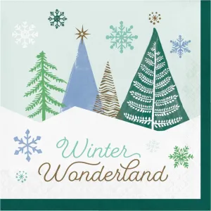 Bulk Winter Wonderland Paper Luncheon Napkin (Case of 192)