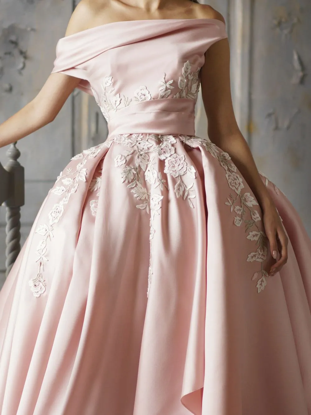 Embroidered Ball Gown