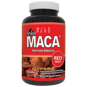 Inka Wild Peru Red Maca 800mg 90 Veggie Caps