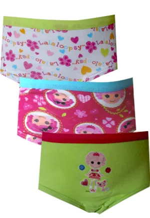 Lalaloopsy Hearts and Flowers 3 Pack Toddler Panties