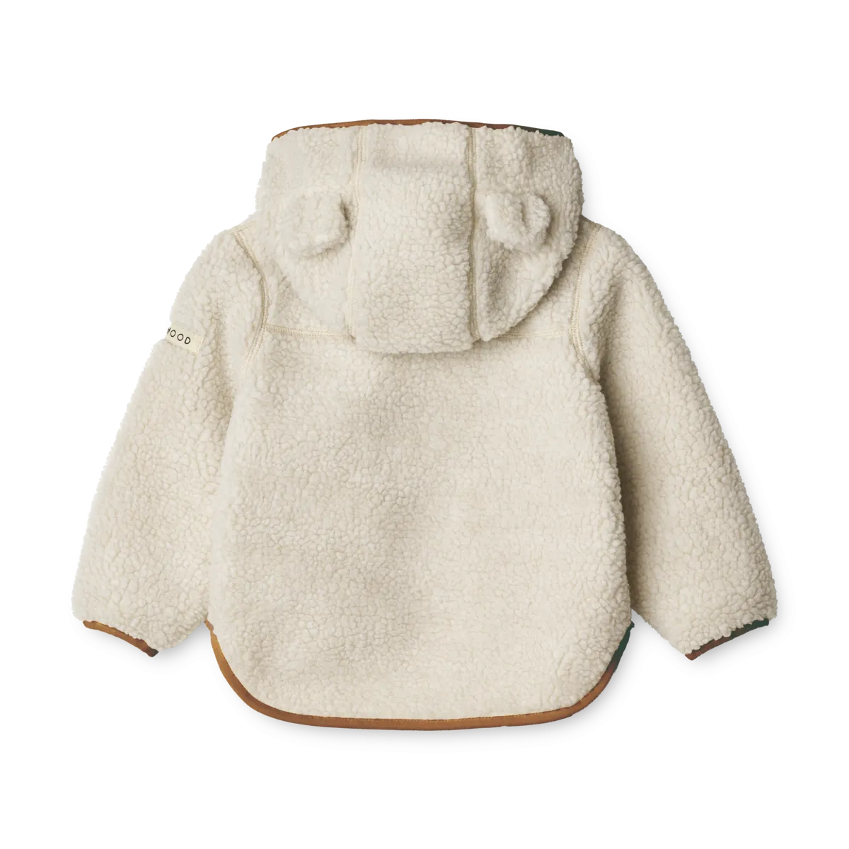 Liewood Mara Pile Jacket With Ears | Sandy /golden caramel mix