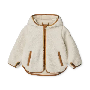 Liewood Mara Pile Jacket With Ears | Sandy /golden caramel mix