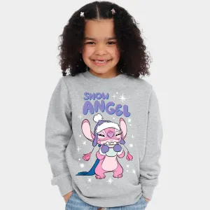 Lilo And Stitch Christmas Sweatshirt - Snow Angel