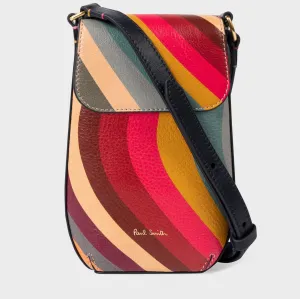 Paul Smith - Women's Leather E-Swirl Phone Pouch