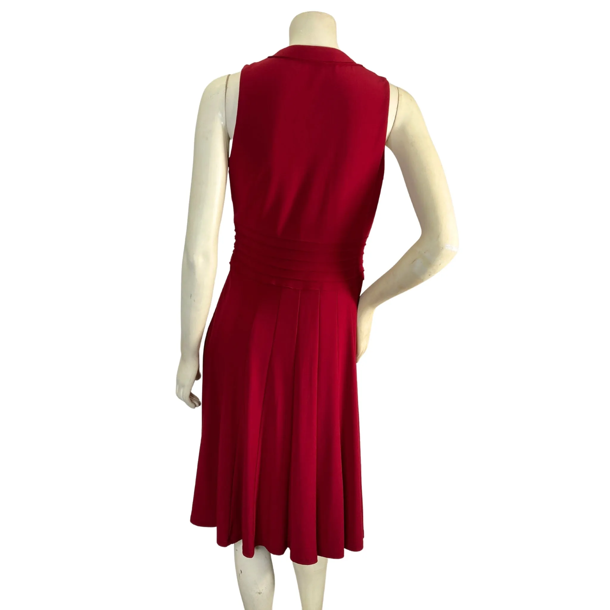 Red Knee-Length Dress