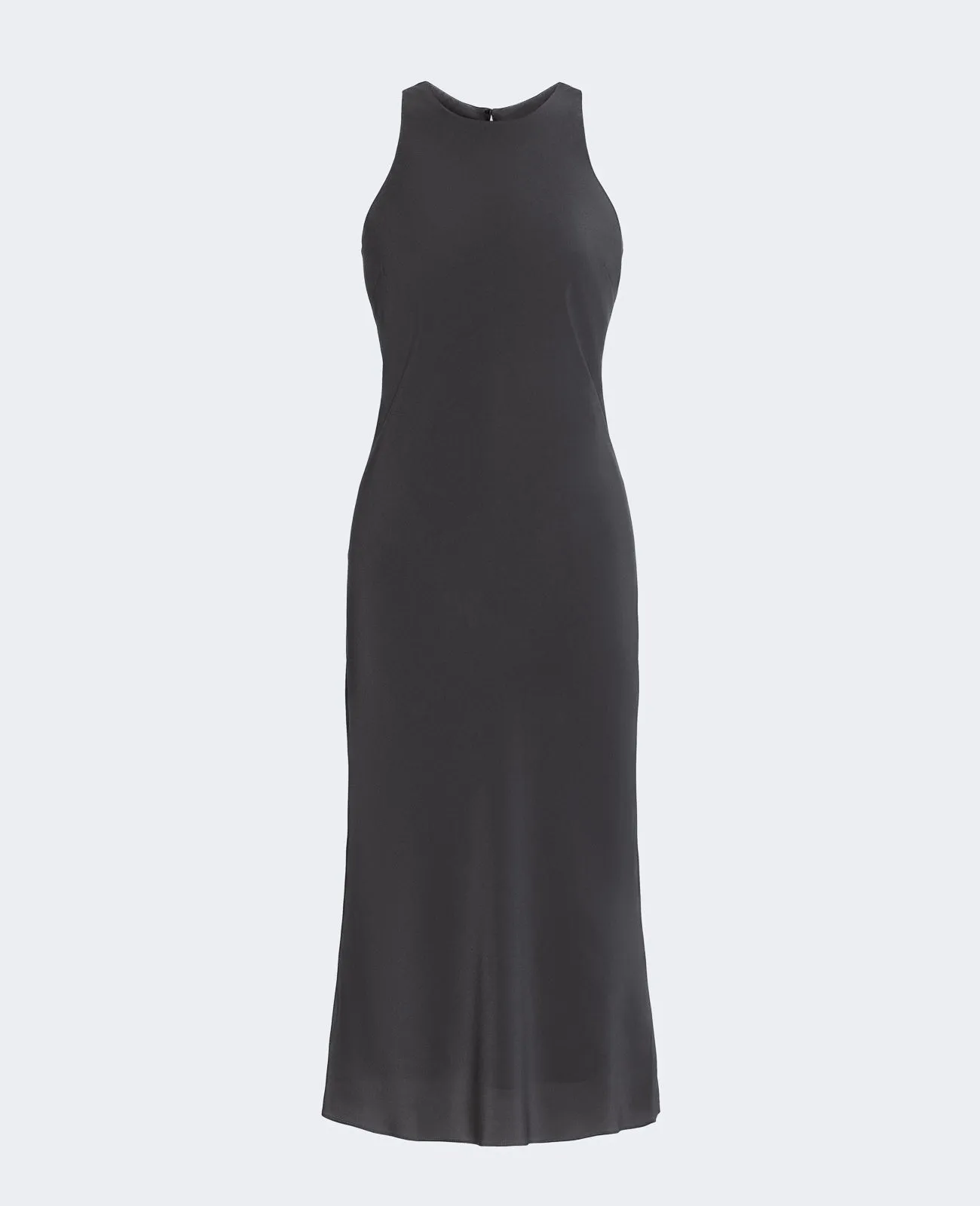 Silk Halter Tank Dress